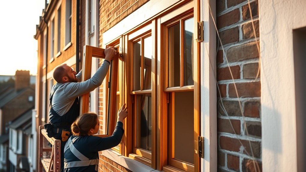 Wooden Window Installation Richmond