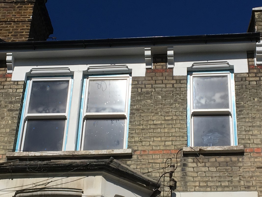 New uPVC sash windows fitted on Victorian terrace in Richmond